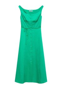 BUTTONED MIDI  - Paitamekko - green