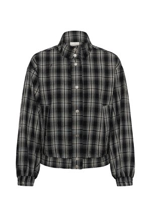 Kaffe, KAULLA BOMBERJACKET - Blouson Bomber - black white check