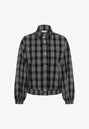 Kaffe, KAULLA BOMBERJACKET - Blouson Bomber - black white check