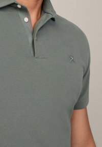 Hackett London SELVEDGE PLKT - Polokošeľa - myrtle green