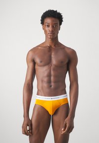 Tommy Hilfiger BRIEF 5 PACK - Braguitas - rich ochre/desert sky/blue/green