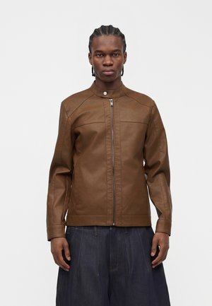 Only & Sons ONSMIKE RACER - Imitert skinnjakke - monks robe