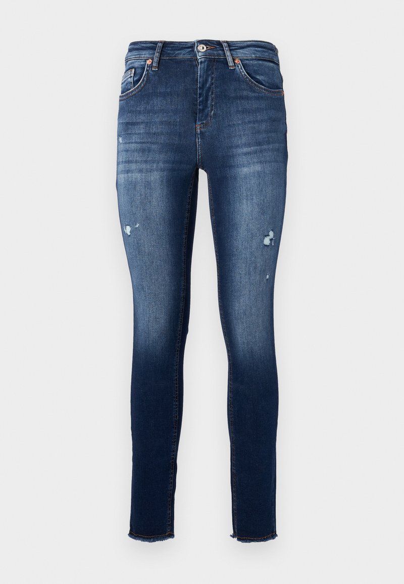 Only Jeans Skinny Fit donkerblauw denim