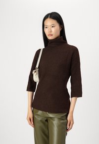 ONLY ONLMARLI LIFE LONG  - Strickpullover - chocolate torte