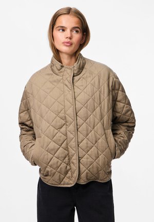Pieces PCJIONA QUILTED JACKET  - Veste mi-saison - greige