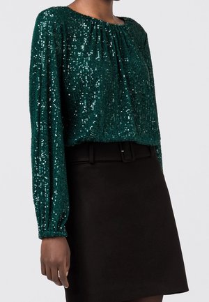 Bluse - dark green