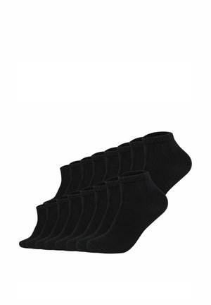s.Oliver, S.OLIVER S.OLIVER UNISEX SOCKEN, 16ER PACK - QUARTER, EINFARBIG - Sneaker-Socken - schwarz