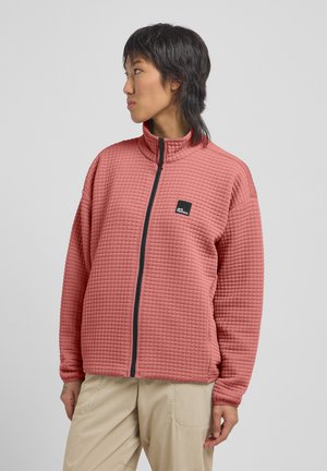 MOGARI - Sweat zippé - mineral red
