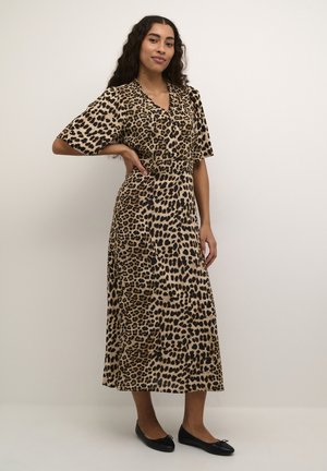 Kaffe Maxikleid - classic leopard