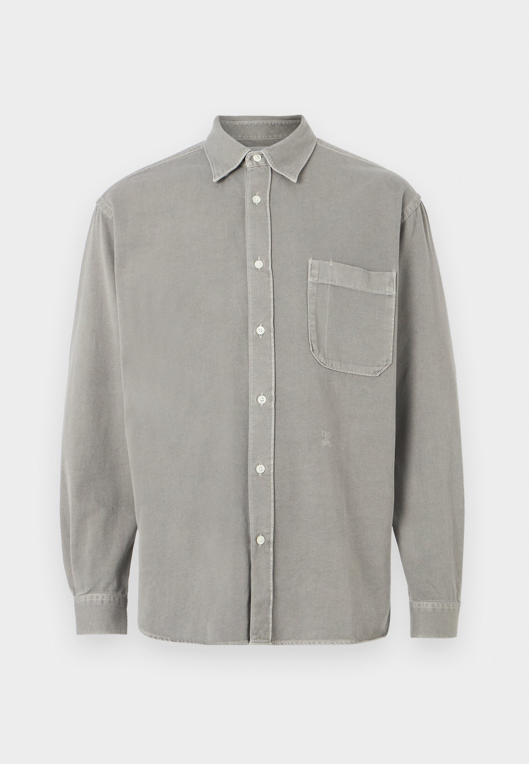 LARDINI CAMICIA LAVATA UOMO - Formal shirt - grey - Zalando