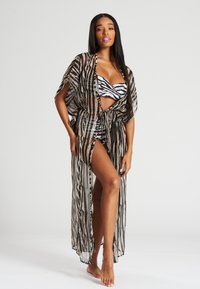 South Beach PRINT CHIFFON MAXI KAFTAN - Strandaccessoire - zebra