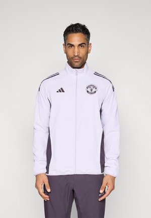 MANCHESTER UNITED 25/26 COMPETITION PRESENTATION JACKET - Veste de survêtement - purple tint/aurora black