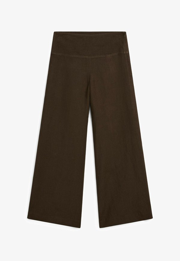 HIGH-WAIST WIDE - Trousers4