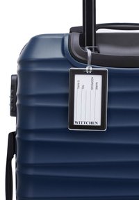 WITTCHEN MEDIUM SUITCASE WITH LUGGAGE TAG FROM ABS - Wheeled suitcase - dark blue