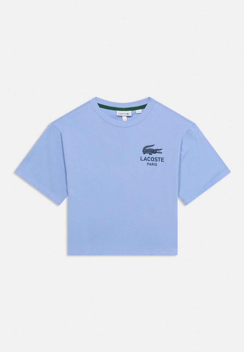 Lacoste T-shirt print lichtblauw