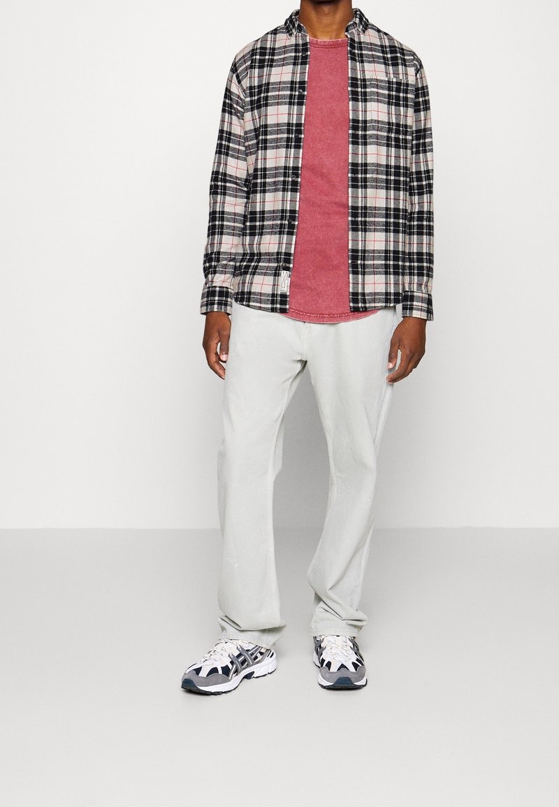 Carreaux T Shirt Blanc Chemise Jack Jones PREMIUM Chemise