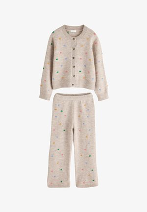 Next, CARDIGAN AND TROUSERS SET - Vest - oatmeal rainbow spot