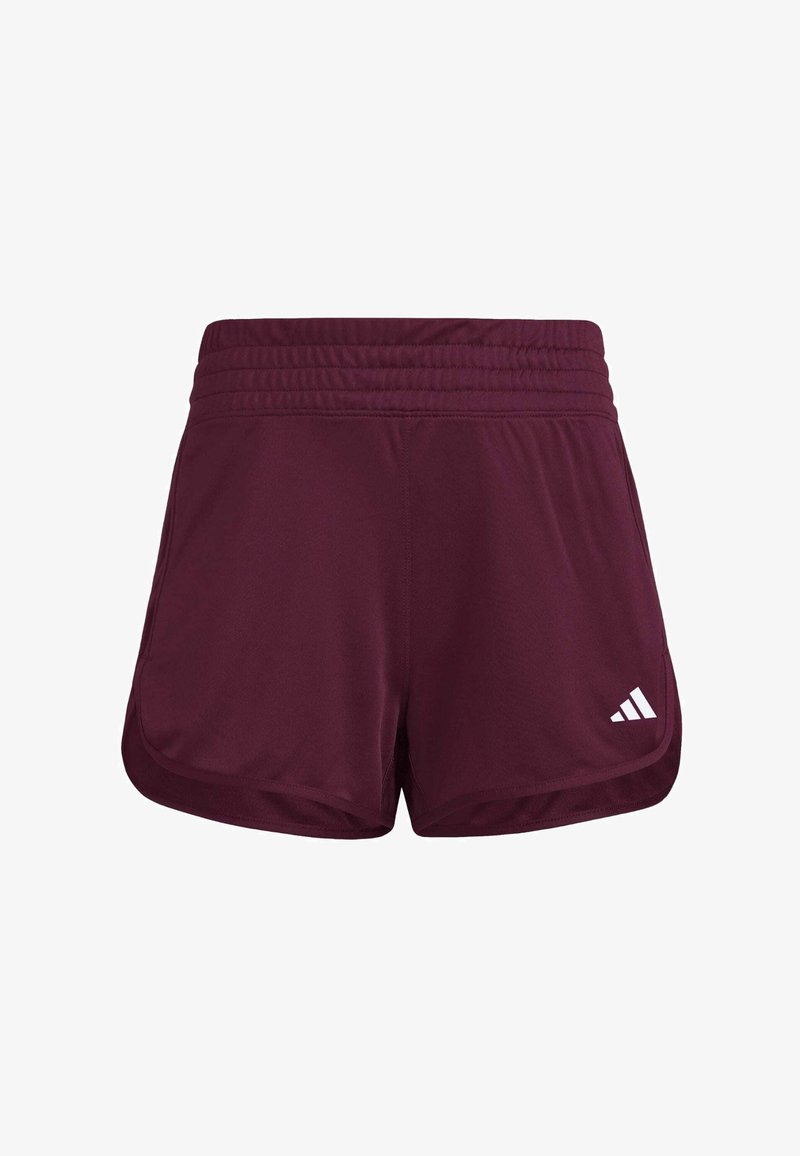 adidas Performance PACER ESSENTIALS HIGH-RISE - Urheilushortsit - aurora ruby white