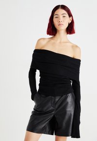 Weekday DANI DRAPE - Πουλόβερ - black dark