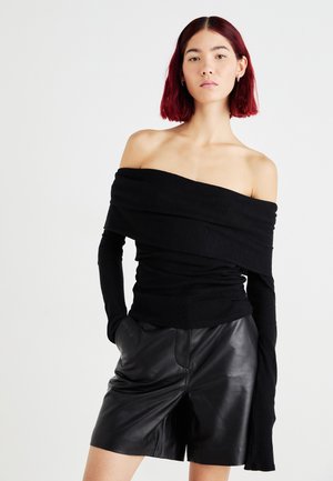 DANI DRAPE - Πουλόβερ - black dark