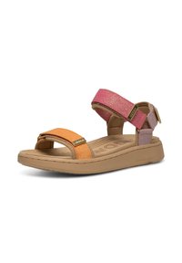 Woden LINE GLITTER - Sandale za hodanje - orange multi