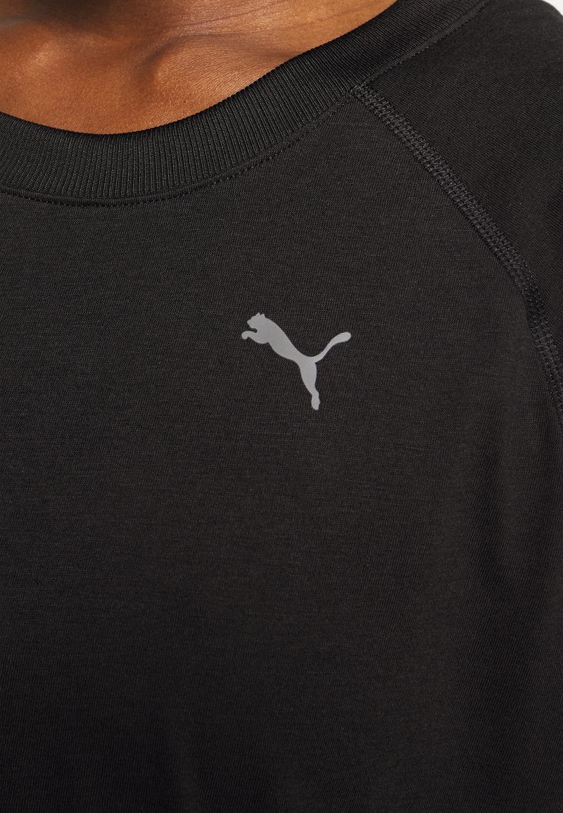 Damen Sportbekleidung | Puma T-Shirt basic black/schwarz - HH19666 Damen Sportbekleidung | Puma T-Shirt basic black/schwarz - HH19666