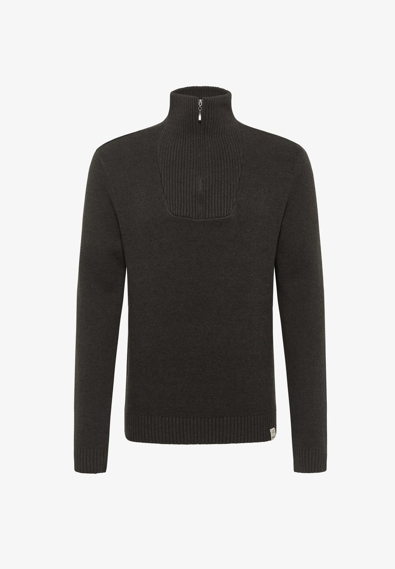 Mustang Strickpullover - schwarz