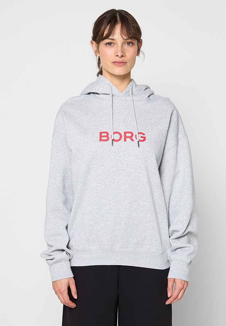 Björn Borg Hoodie grijs gemêleerd Björn Borg Hoodie grijs gemêleerd