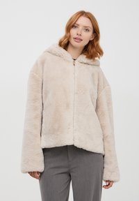 Terranova CON CAPPUCCIO - Giacca invernale - beige chiaro