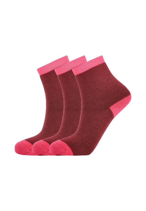 3 PACK - Socken - cabernet