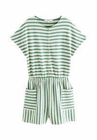 Next TALL FIT - BUTTON DETAIL  - Kezeslábas - green ecru