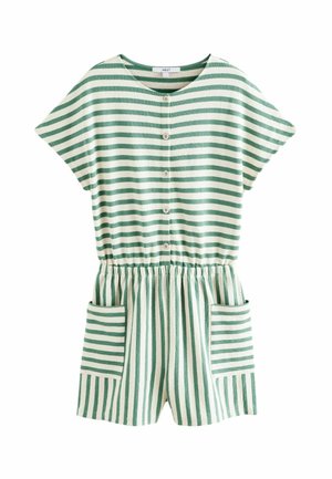 Next TALL FIT - BUTTON DETAIL  - Jumpsuit - green ecru