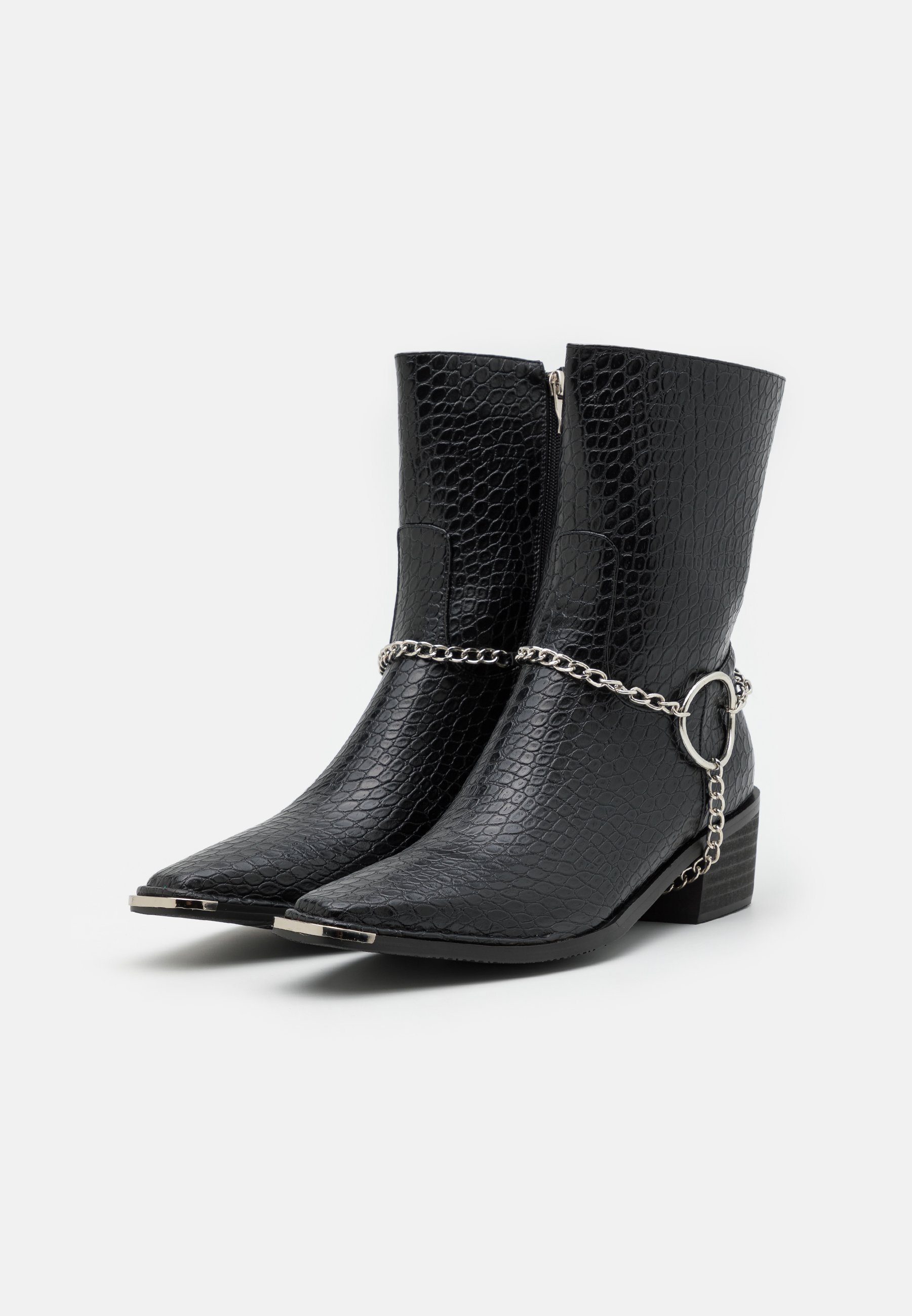 Herren FALCONE - Cowboy-/Bikerstiefelette - black Herren FALCONE - Cowboy-/Bikerstiefelette - black