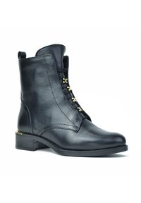 CARAMELO Botines con cordones - black
