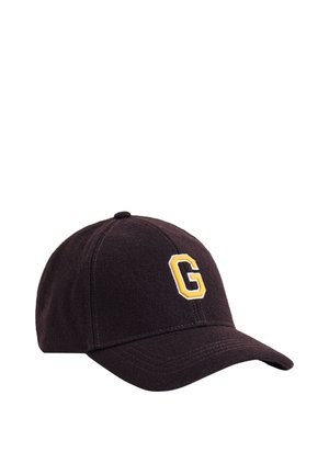 GANT COLORFUL MELTON CAP UNISEX - Pet - charred wood brown