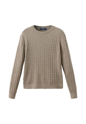 Mango, ADULT - Strickpullover - taupe