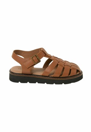REGULAR FIT  - Walking sandals - tan brown