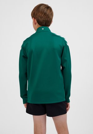 Hummel Zip-up sweatshirt - evergreen