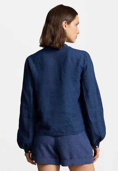 Polo Ralph Lauren SINA LONG SLEEVE BLOUSE - Blus - dark blue