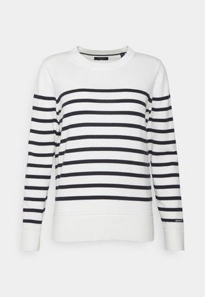Stickad tröja - off-white
