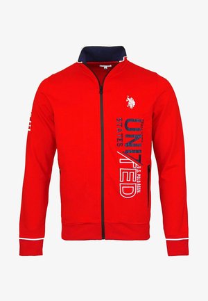 Zip-up sweatshirt - rot