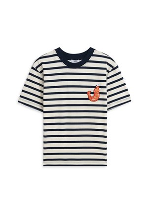 Twist, TWIST T-SHIRT STRIPED PATCH T-SHIRT - T-Shirt print - navy