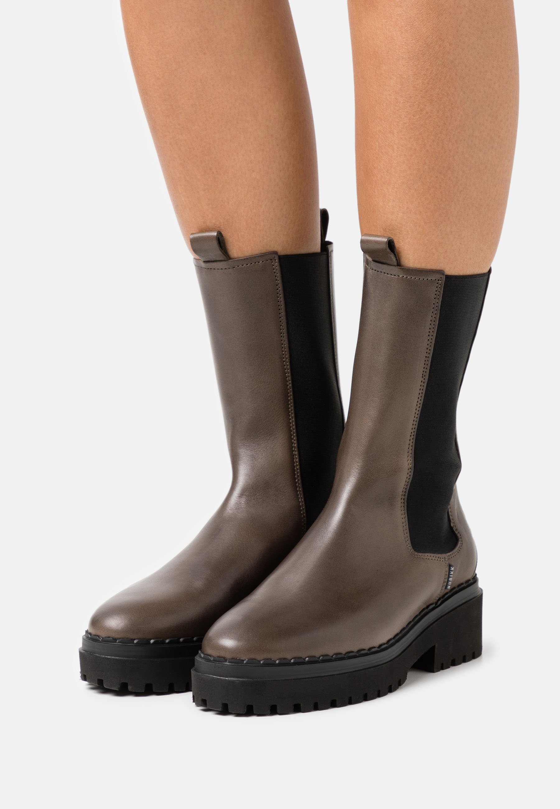 Nubikk FAE ADAMS - Platform boots - khaki/khaki - Zalando.de