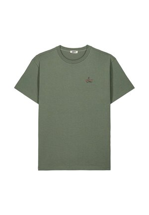GIROCOLLO UNISEX  SALVIA LIPE - T-shirt basic - verde