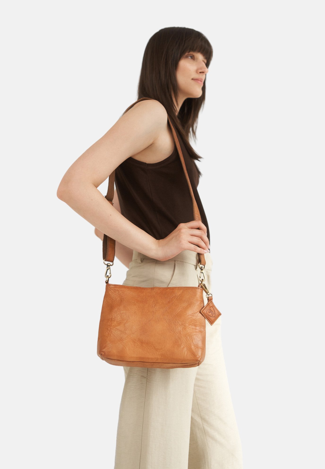 Berliner Bags Vintage Leder Umhängetasche Tom - Crossbody Tasche Herren