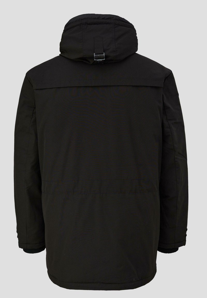 MIT VIELEN TASCHEN Winter coat schwarz/black Zalando