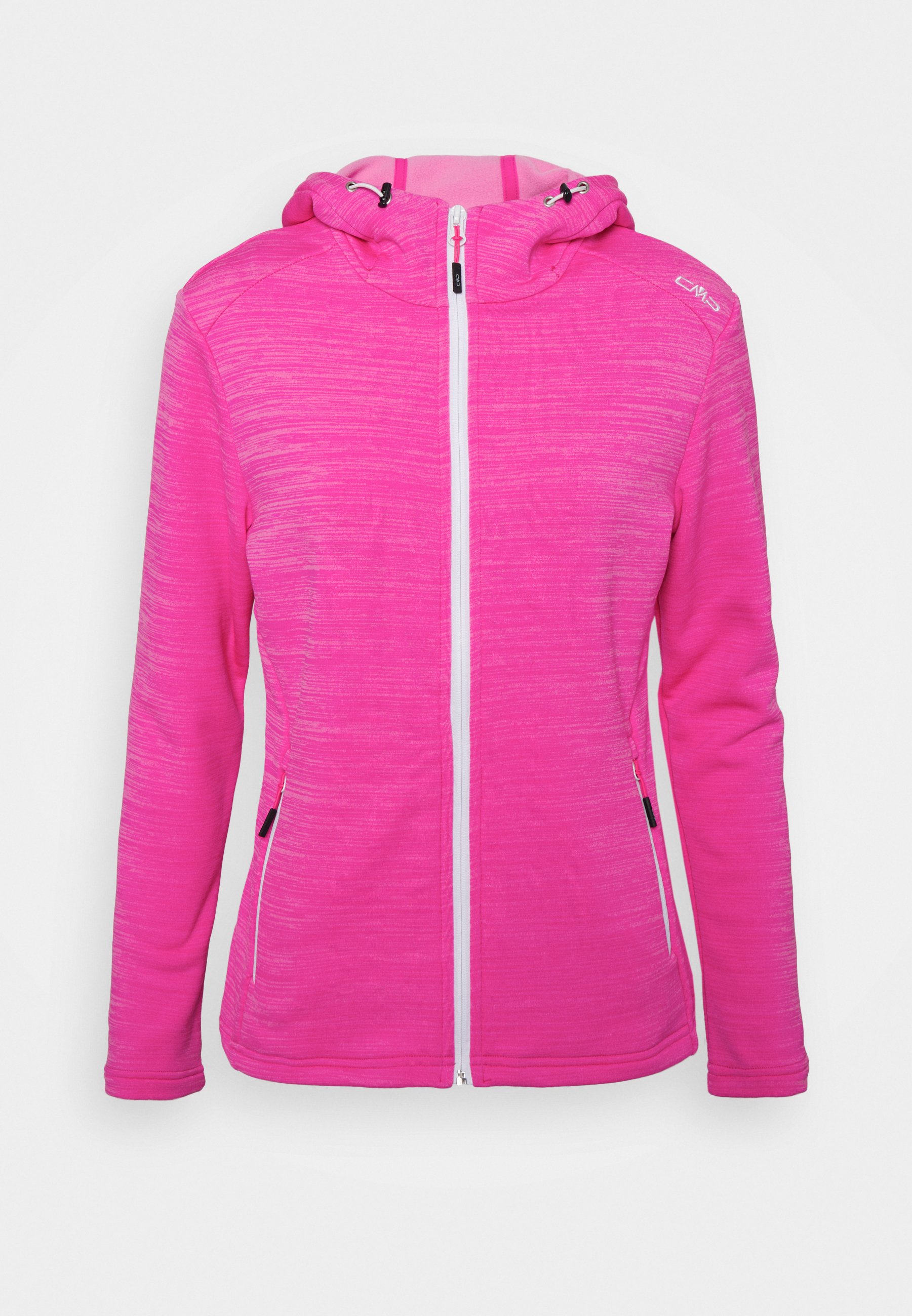 CMP Jacket 30e9676 Hooded Fleece 2XL Purple Fluo Mel. Female