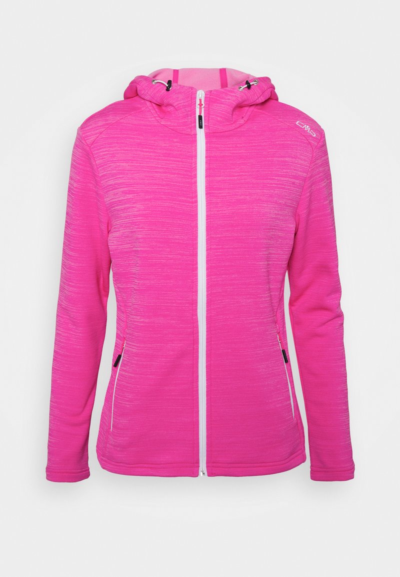 CMP WOMAN JACKET FIX HOOD - Camisola com fecho - purple fluo