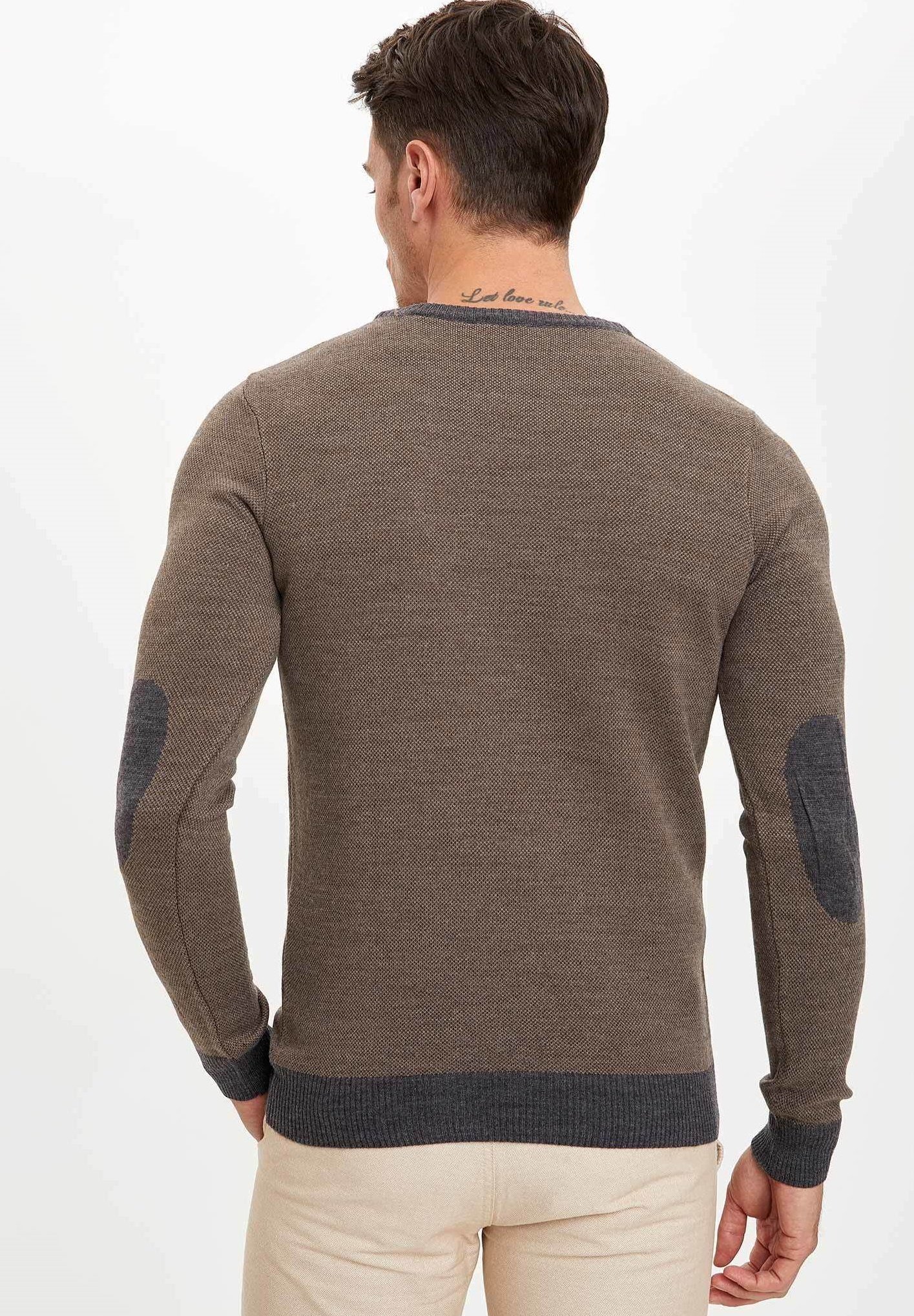 DeFacto SLIM FIT - Maglione - anthracite/antracite - Zalando.it