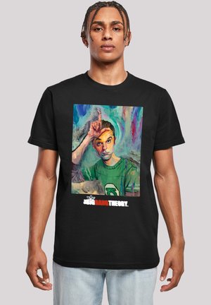 BIG BANG THEORY TV SERIE SHELDON LOSER PAINTING - Print T-shirt - black
